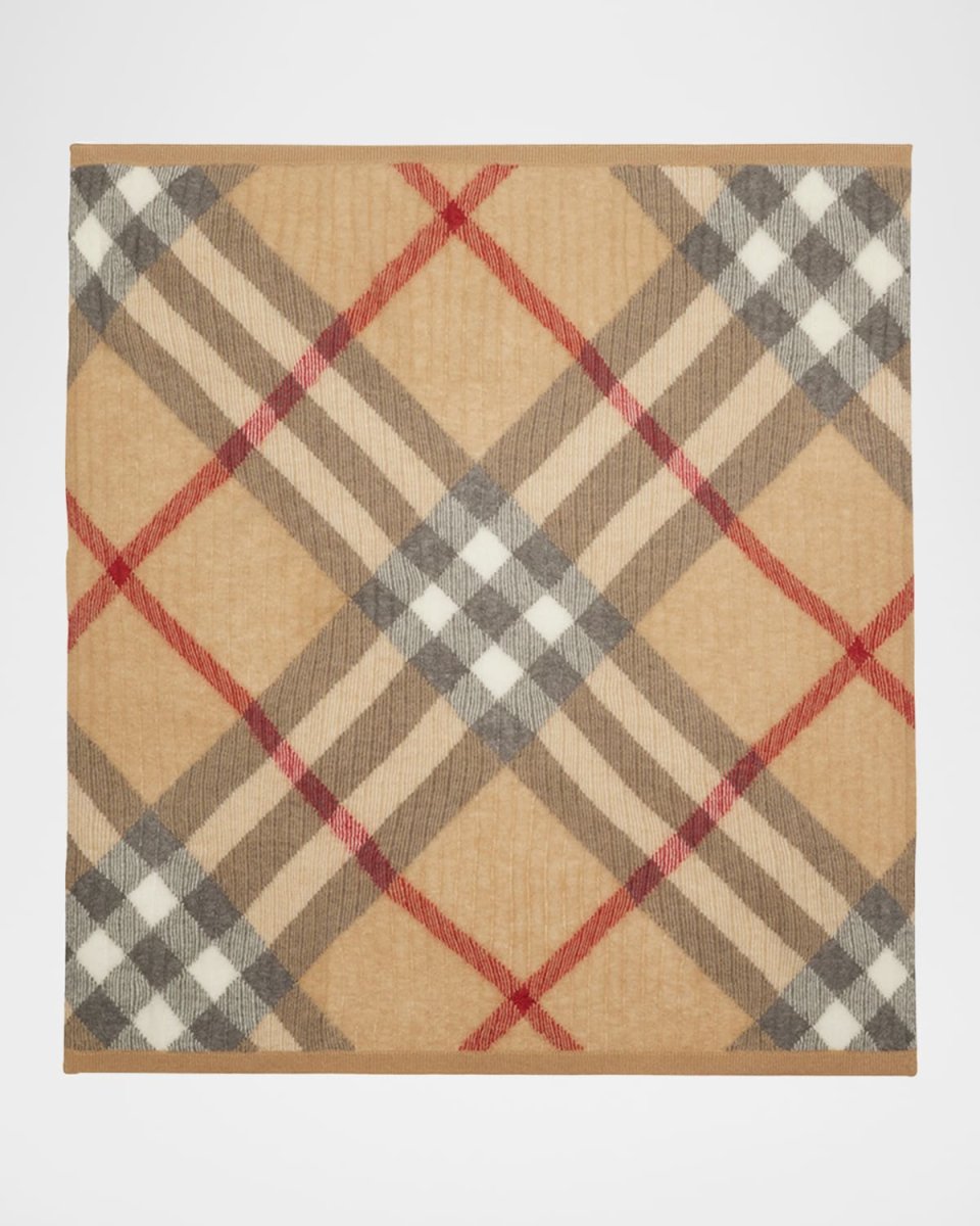 Check-Print Baby Blanket